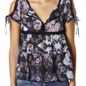 New Odd Molly Light Cotton Floral Blouse